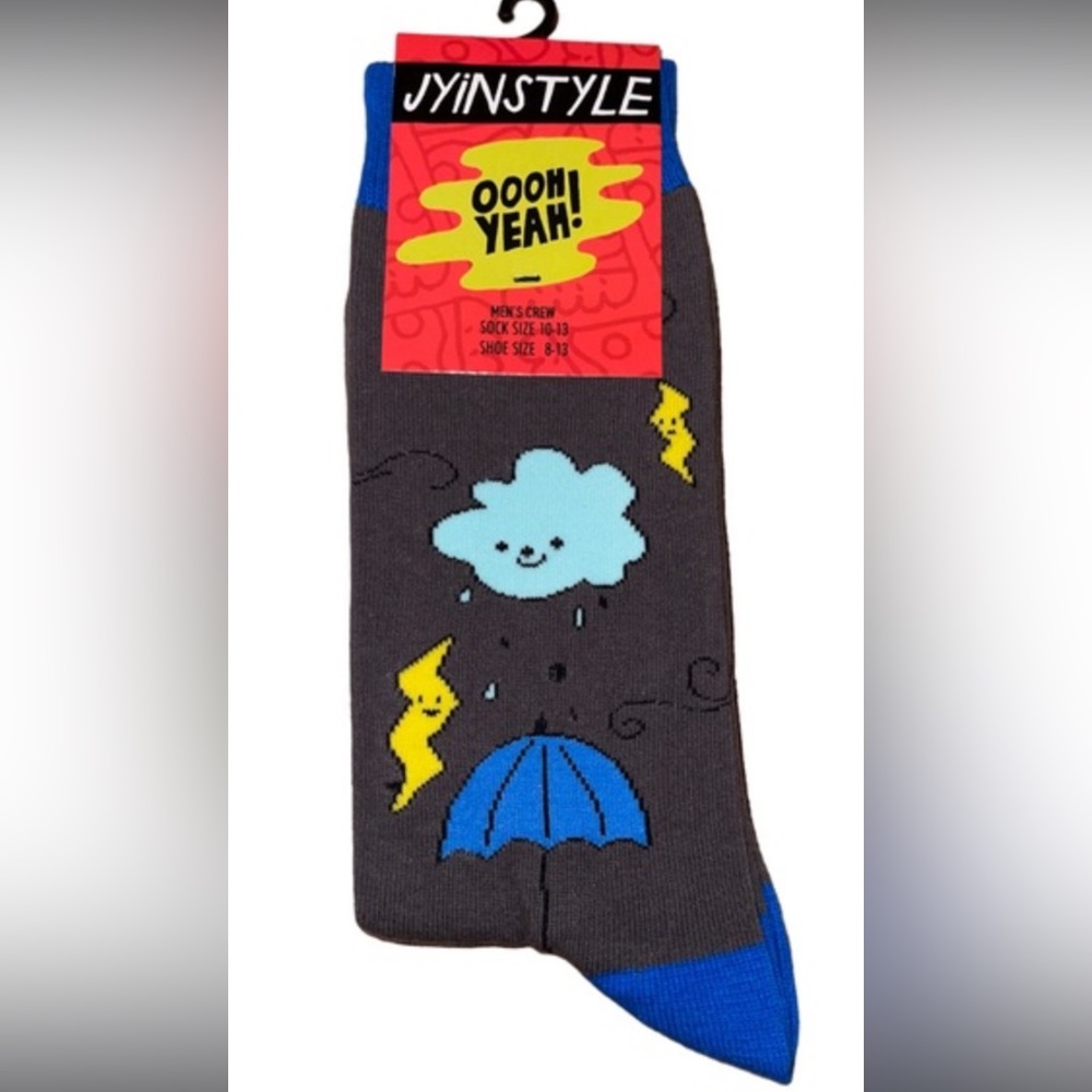 JYINSTYLE MEN’S CREW SOCKS SIZE 10-13 NWT